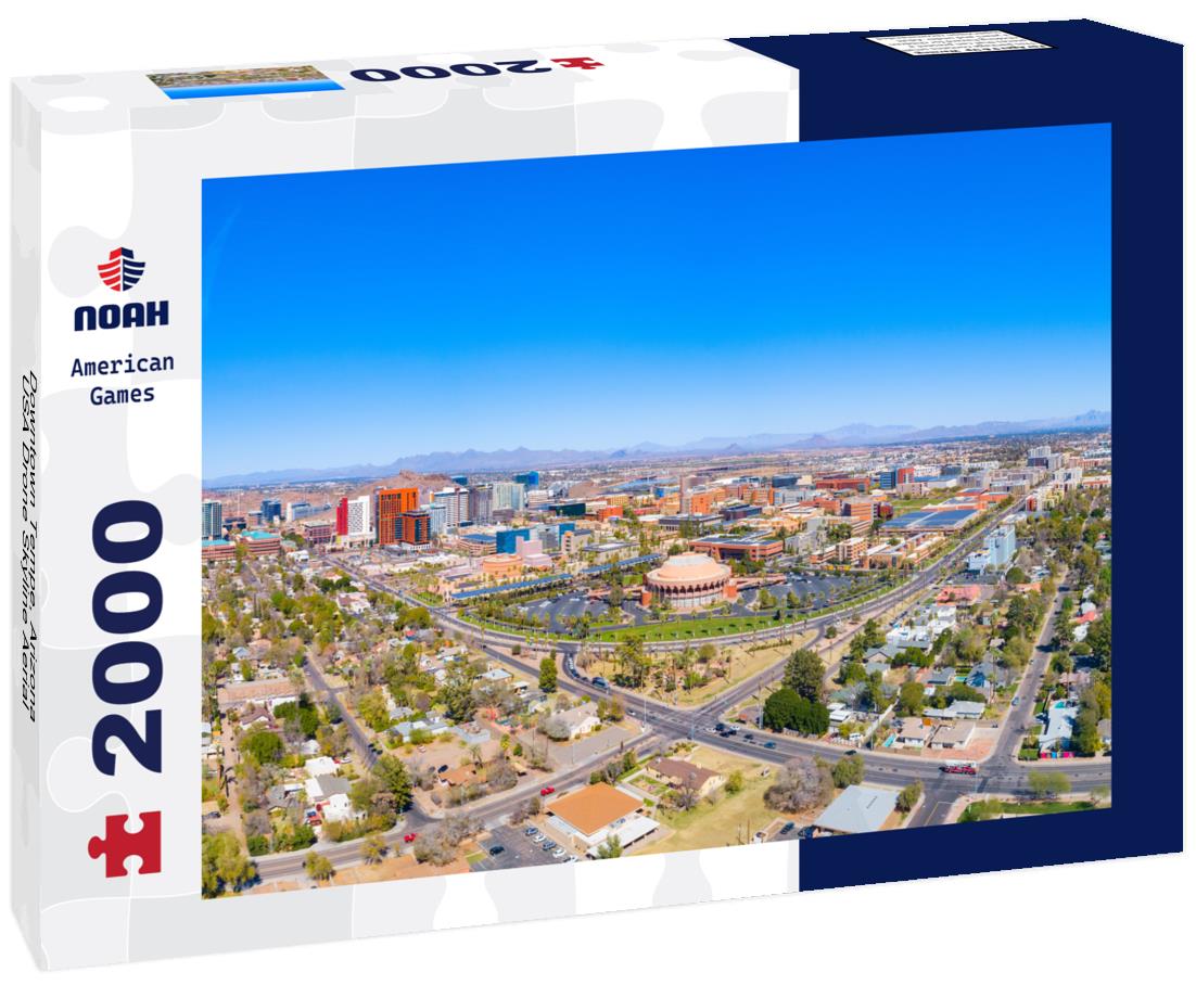 Downtown Tempe, Arizona, USA Drone Skyline Aerial 2000pc Puzzle