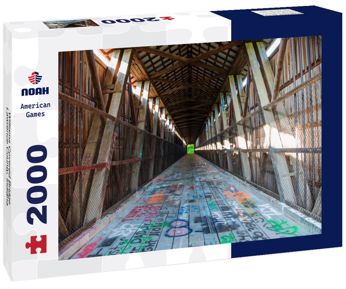 Noah Jigsaw Puzzle Williams Covered Bridge, Lawrence County, Indiana 2000 pieces