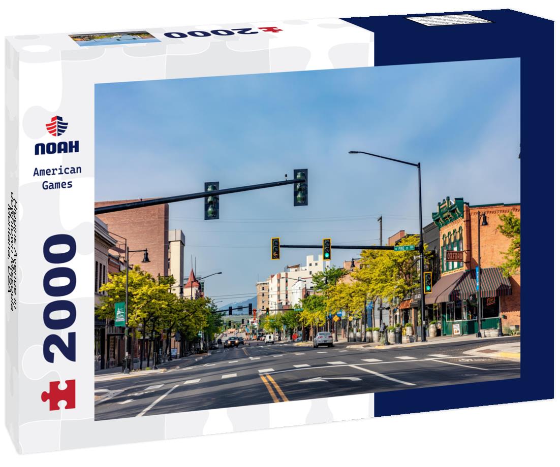 Noah Jigsaw Puzzle Higgins Avenue in downtown Missoula, Montana, USA 2000 pieces