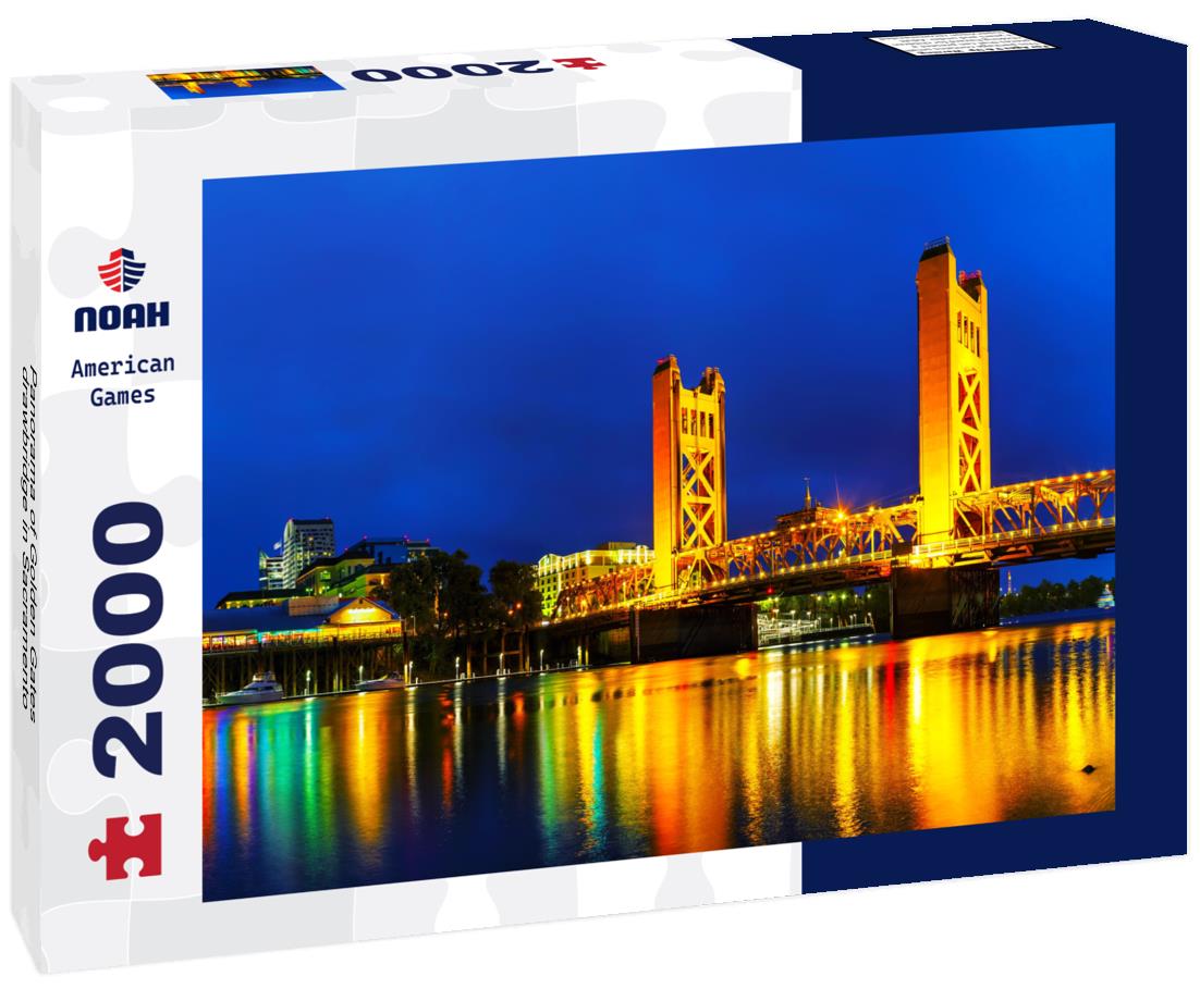 Golden Gates drawbridge in Sacramento 2000pc Puzzle