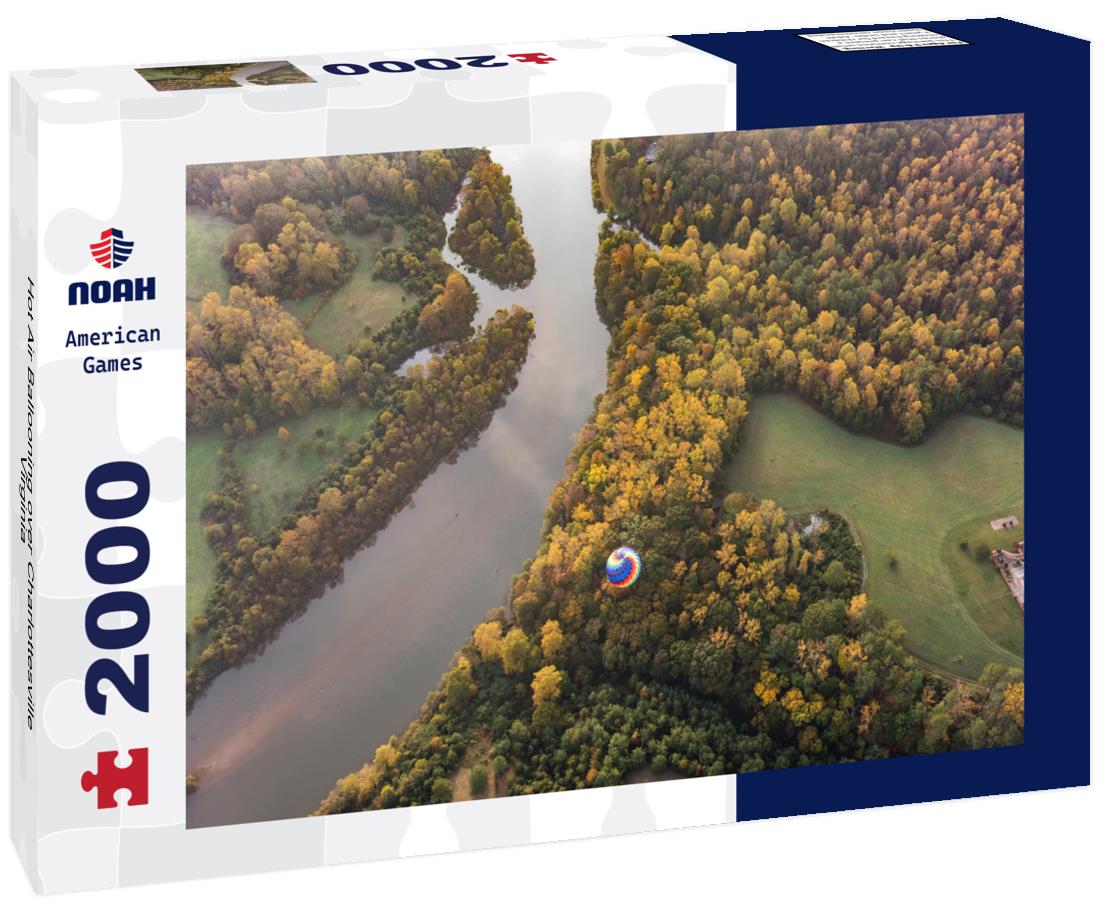Hot Air Ballooning over Charlottesville, Virginia 2000pc Puzzle