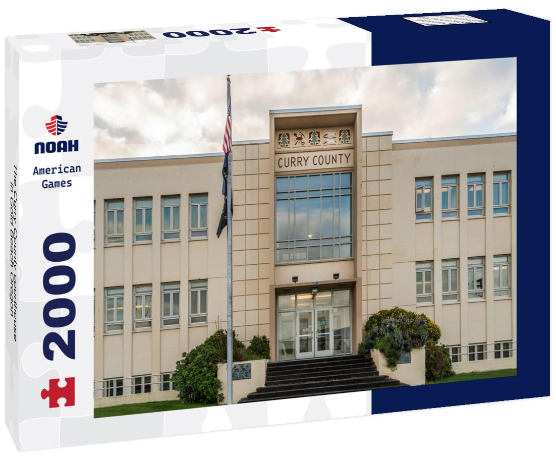 The Curry County courthouse in Gold Beach Oregon 2000pc Puzzle
