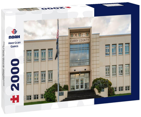 Noah Jigsaw Puzzle The Curry County courthouse in Gold Beach Oregon 2000 pieces
