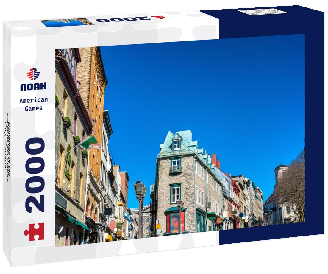 Buildings in the old town of Quebec City, Canada 2000pc Puzzle