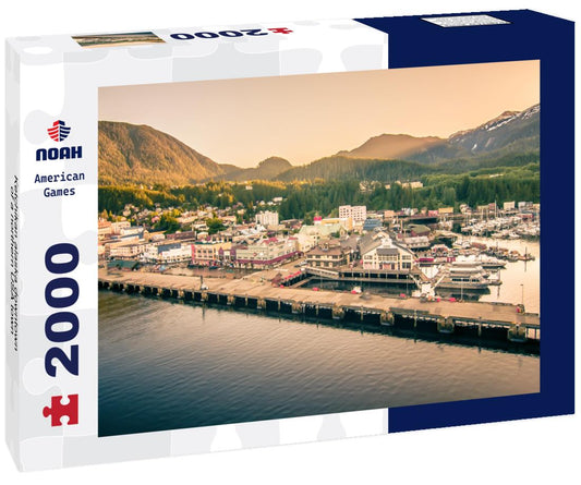 Noah Jigsaw Puzzle Ketchikan alaska downtown of a northern USA town 2000 pieces