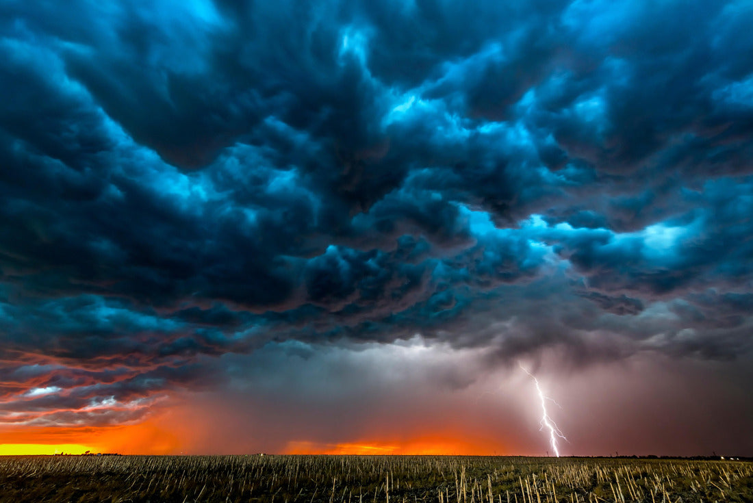 Lightning storm over field in Roswell New Mexico 2000pc Puzzle