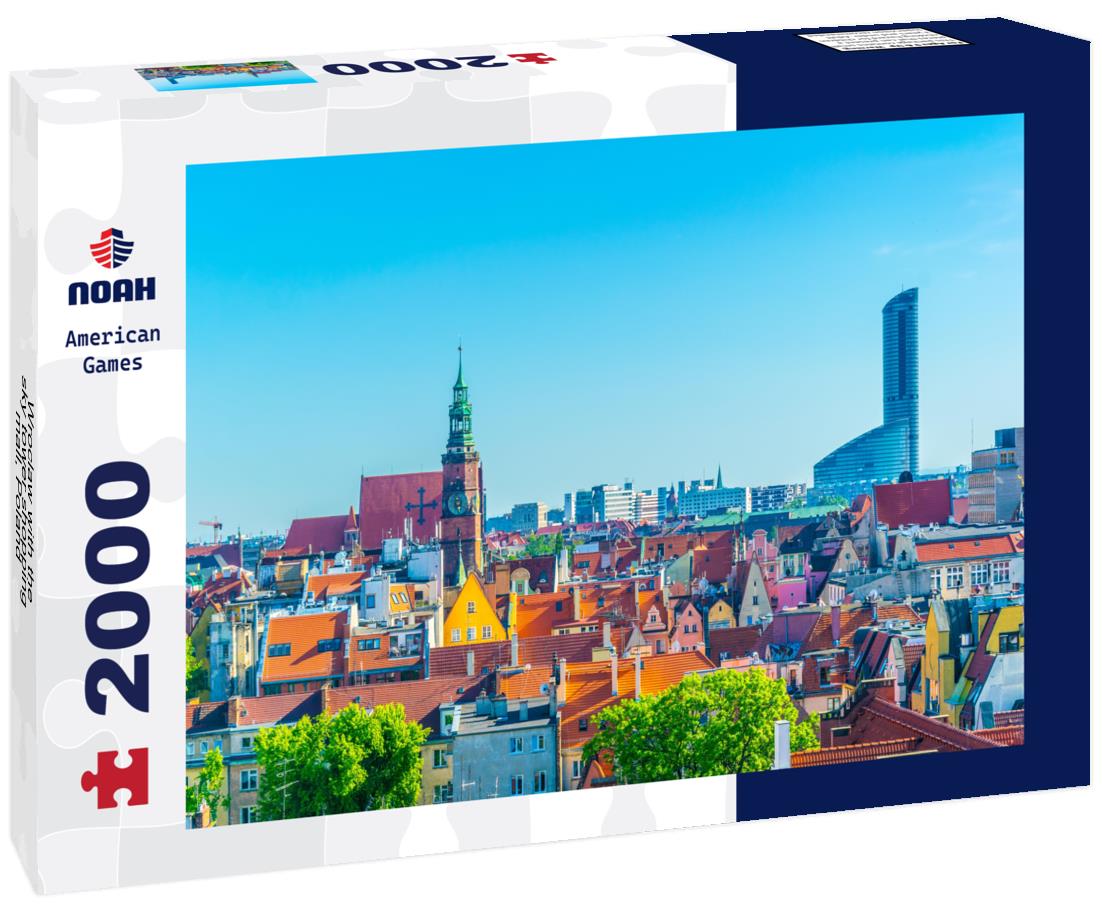 Wroclaw with the sky tower shopping mall, Poland 2000pc Puzzle