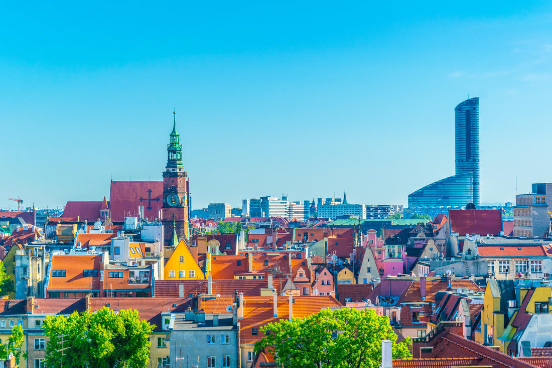 Wroclaw with the sky tower shopping mall, Poland 2000pc Puzzle