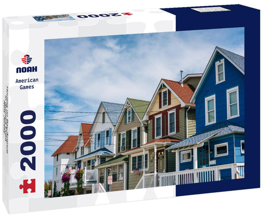 Noah Jigsaw Puzzle Houses on Bay Avenue in Somers Point, New Jersey 2000 pieces