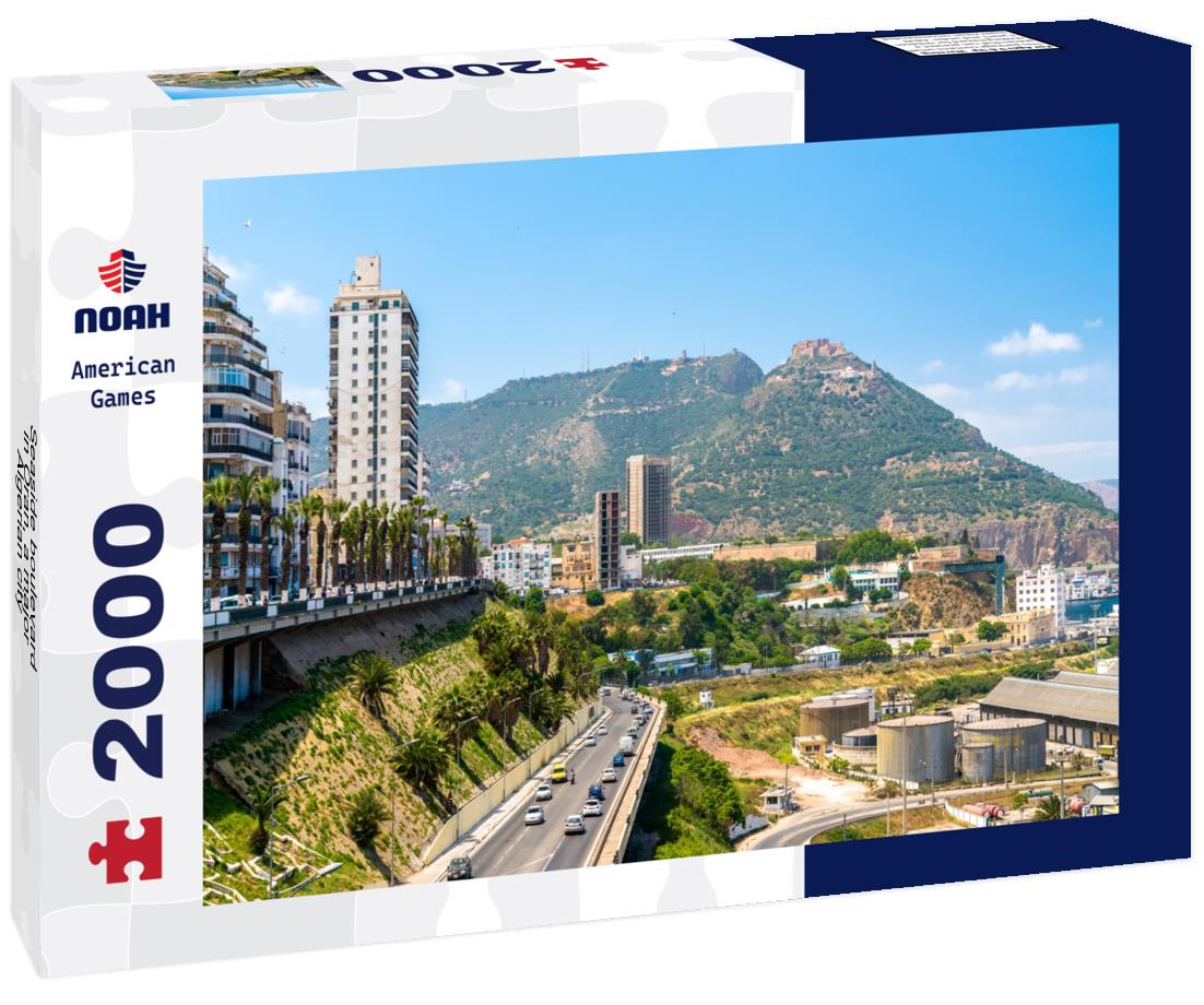 Seaside boulevard in Oran, a major Algerian city 2000pc Puzzle