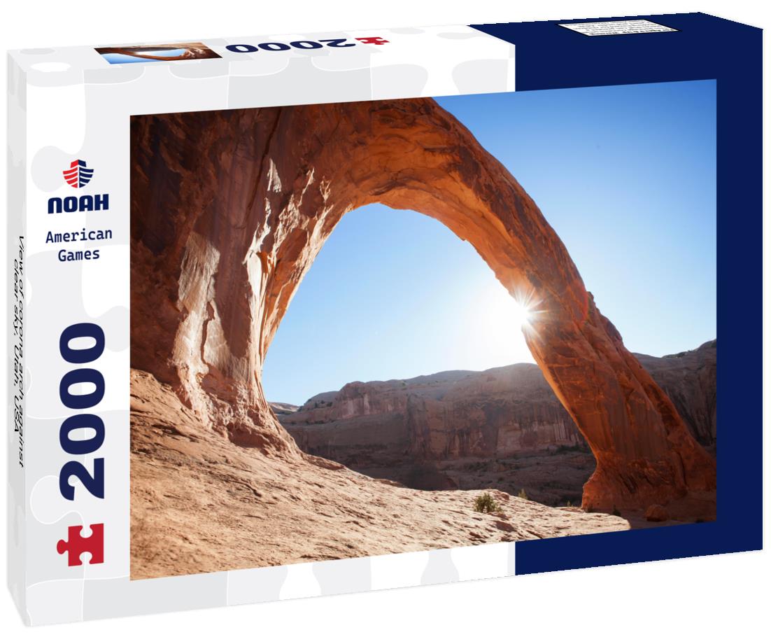 Noah Jigsaw Puzzle View of corona arch against clear sky, Utah, USA 2000 pieces