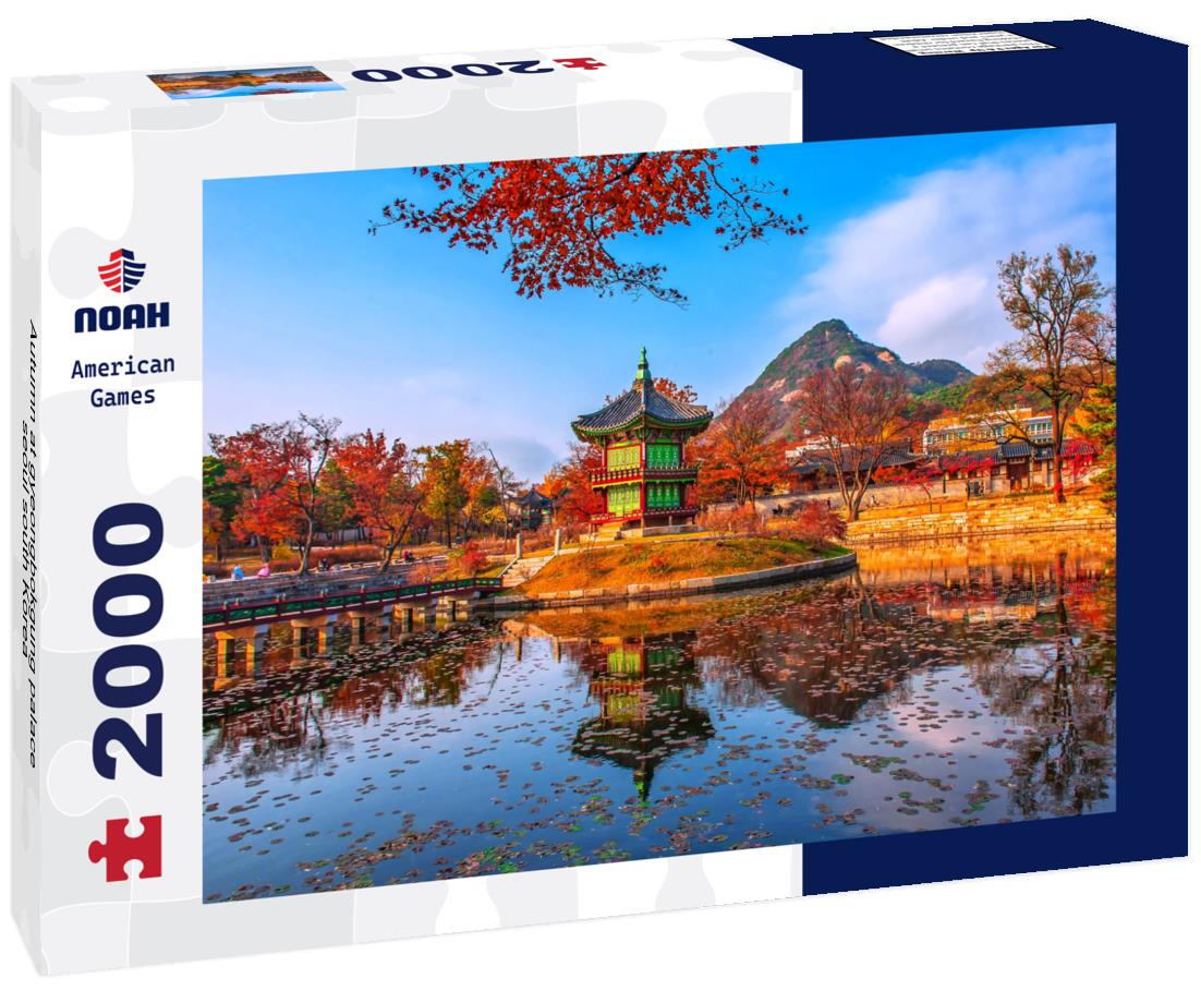 Autumn at gyeongbokgung palace seoul south Korea 2000pc Puzzle