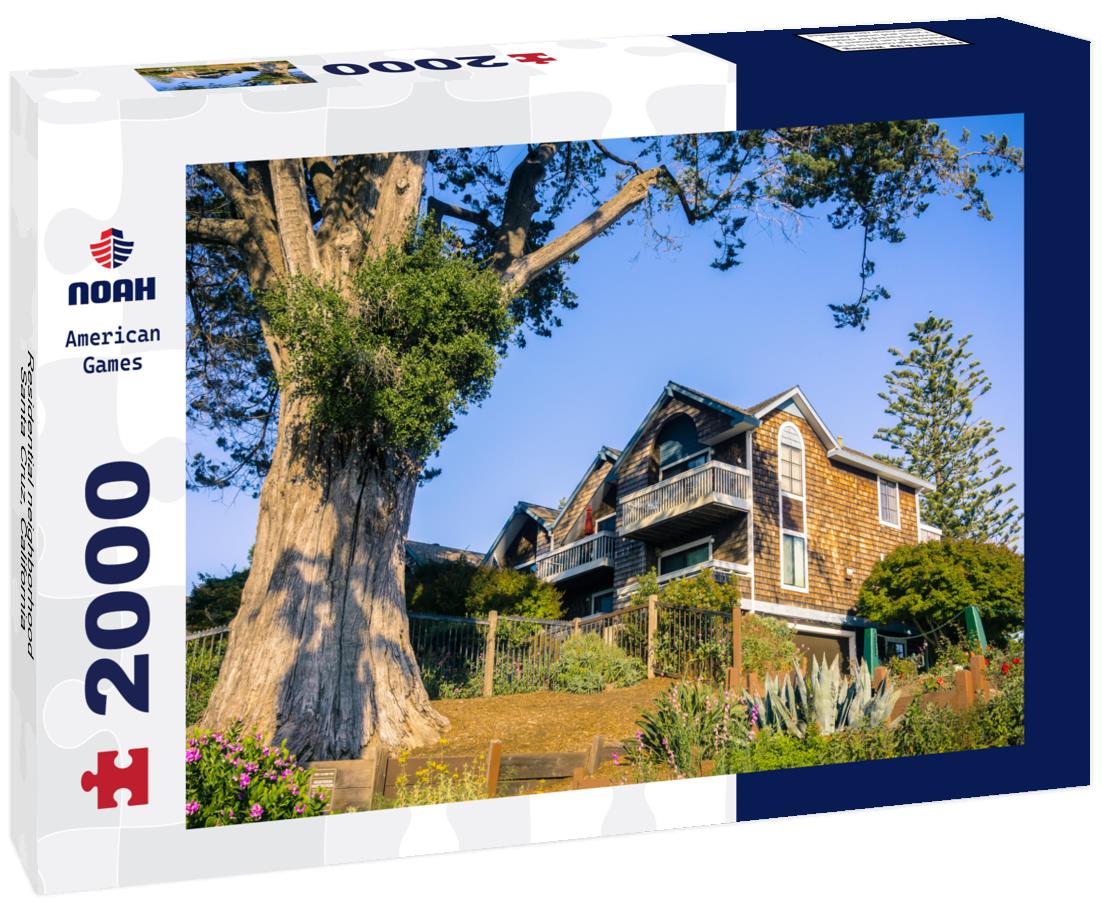 Residential neighborhood, Santa Cruz, California 2000pc Puzzle