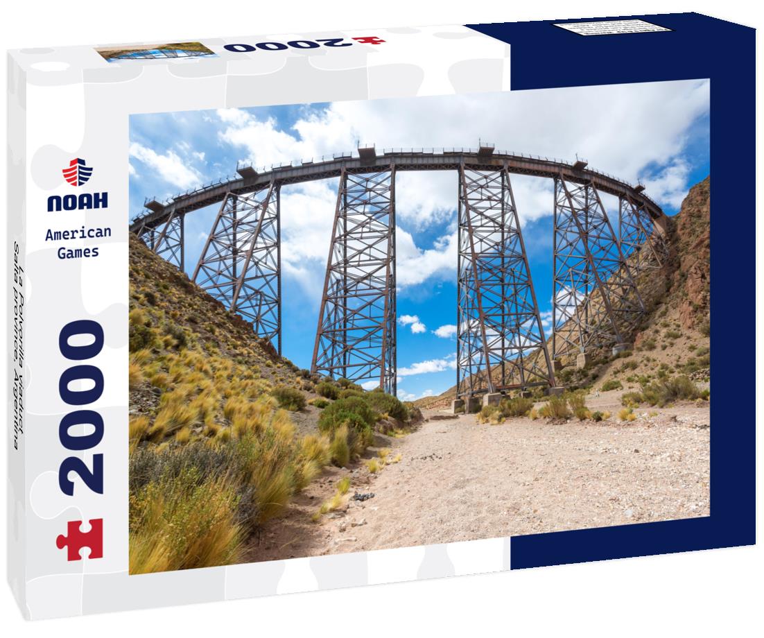 Noah Jigsaw Puzzle La Polvorilla viaduct, Salta province, Argentina 2000 pieces