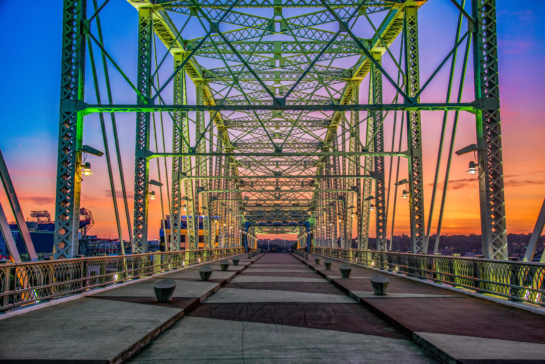 Nashville Tennessee Pedestrian Bridge at Sunrise 2000pc Puzzle