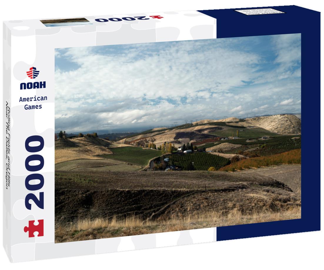 Rolling Fields and Hills Near The Dalles, Oregon 2000pc Puzzle