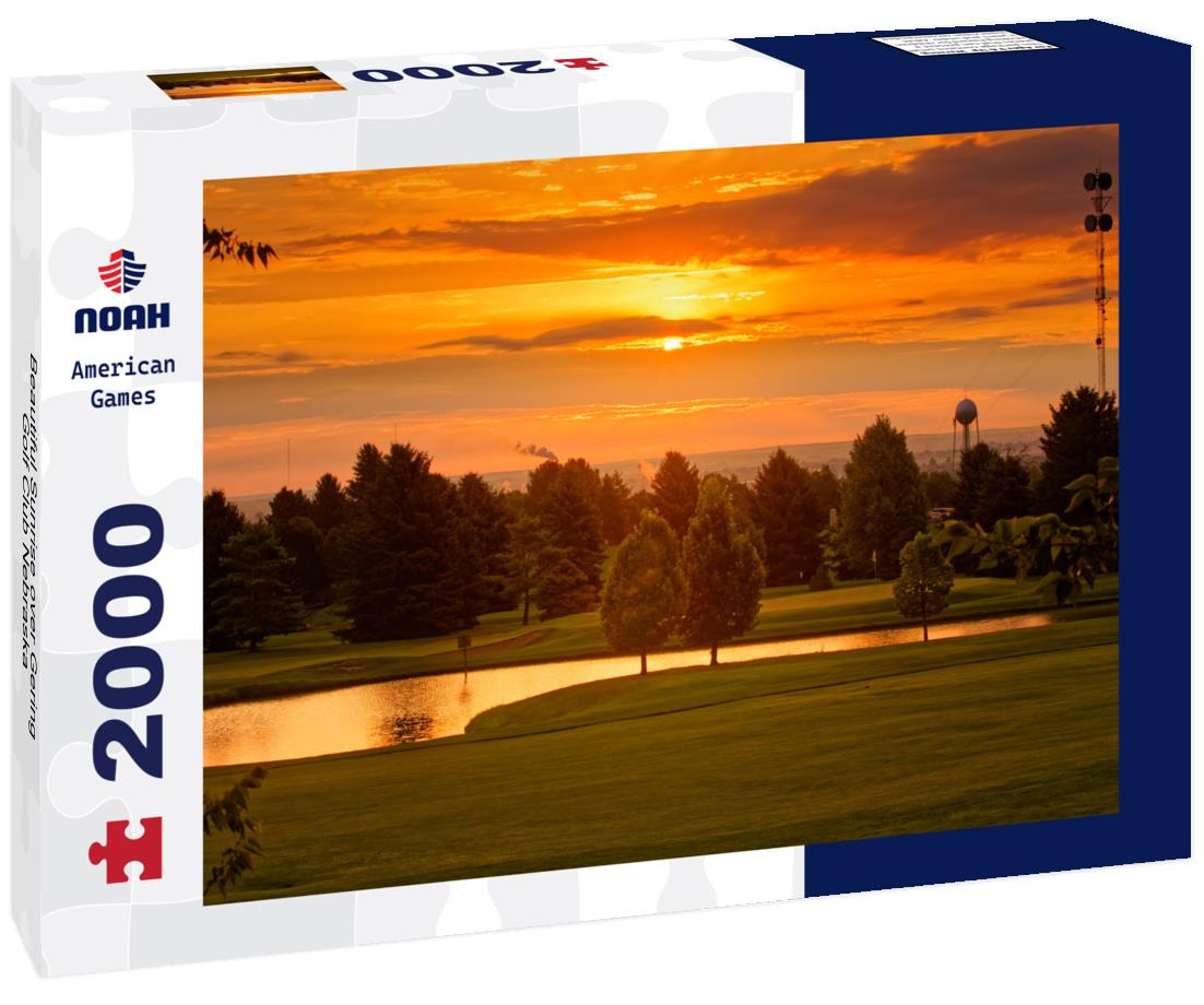 Noah Jigsaw Puzzle Beautiful Sunrise over Gering Golf Club Nebraska 2000 pieces