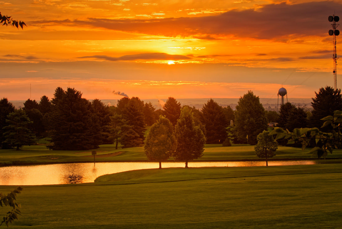 Noah Jigsaw Puzzle Beautiful Sunrise over Gering Golf Club Nebraska 2000 pieces