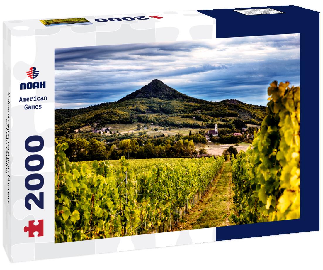 Noah Jigsaw Puzzle Volcanic wine region in Hungary, at Lake Balaton 2000 pieces