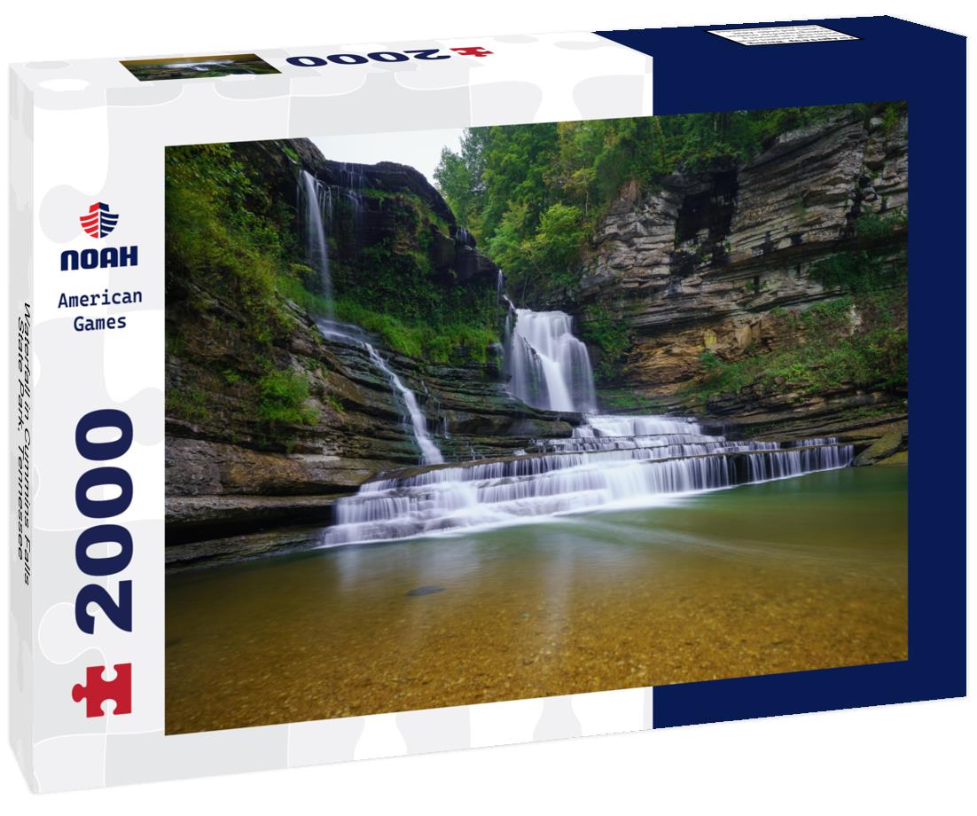 Noah Jigsaw Puzzle Waterfall in Cummins Falls State Park, Tennessee 2000 pieces