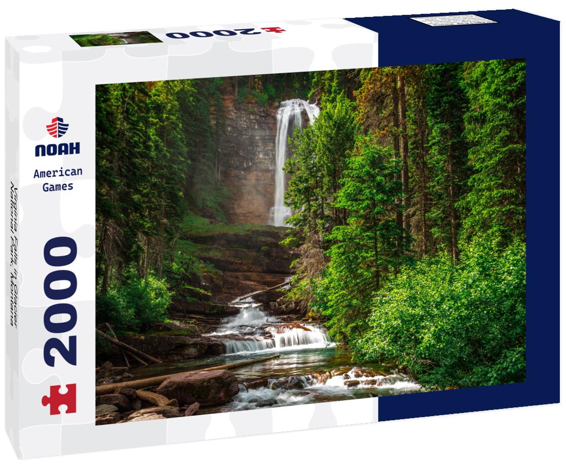 Noah Jigsaw Puzzle Virginia Falls in Glacier National Park, Montana 2000 pieces