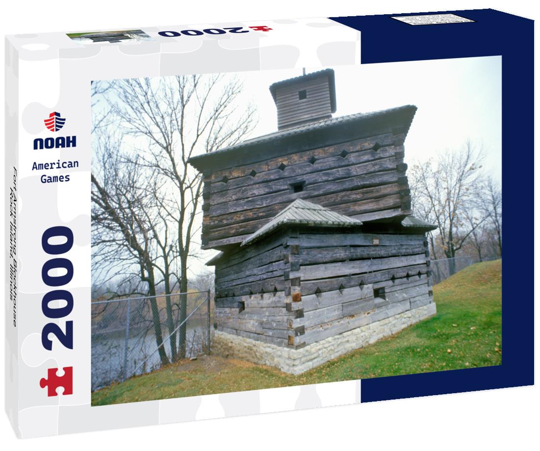 Noah Jigsaw Puzzle Fort Armstrong Blockhouse, Rock Island, Illinois 2000 pieces