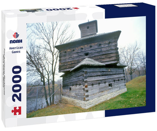 Noah Jigsaw Puzzle Fort Armstrong Blockhouse, Rock Island, Illinois 2000 pieces