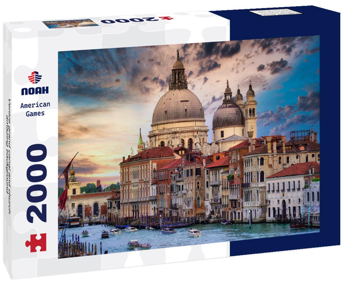 Venice grand canal and church amazing background 2000pc Puzzle