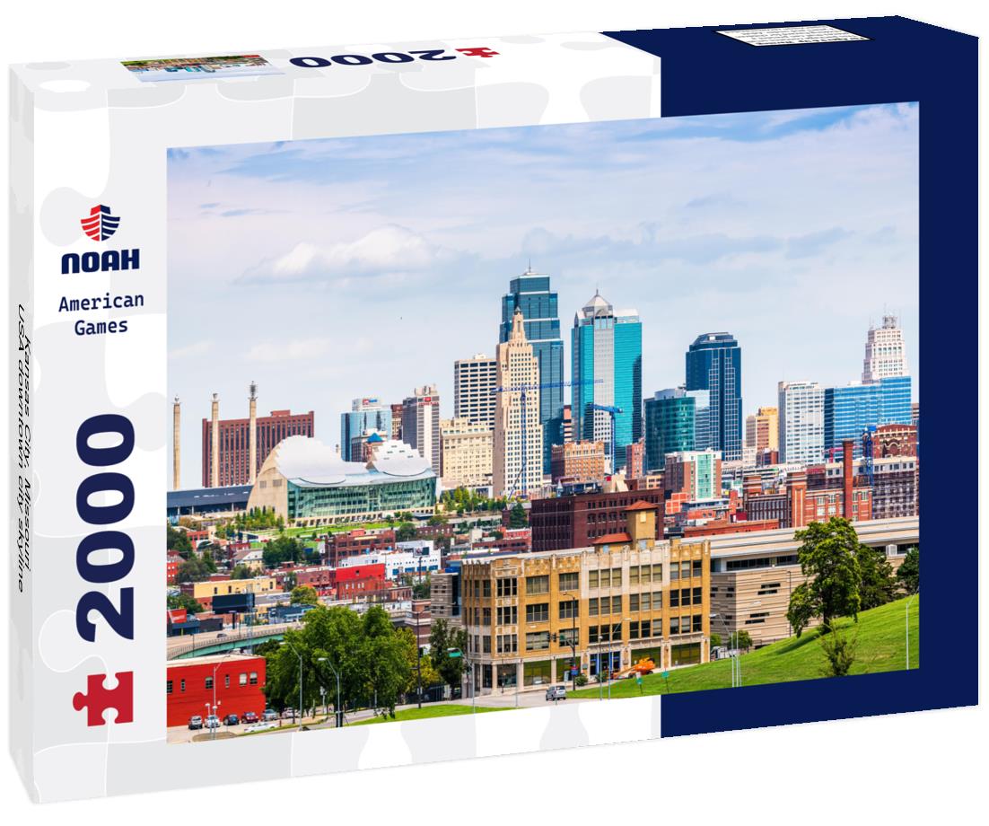 Noah Jigsaw Puzzle Kansas City, Missouri, USA downtown city skyline 2000 pieces