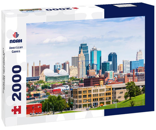 Noah Jigsaw Puzzle Kansas City, Missouri, USA downtown city skyline 2000 pieces