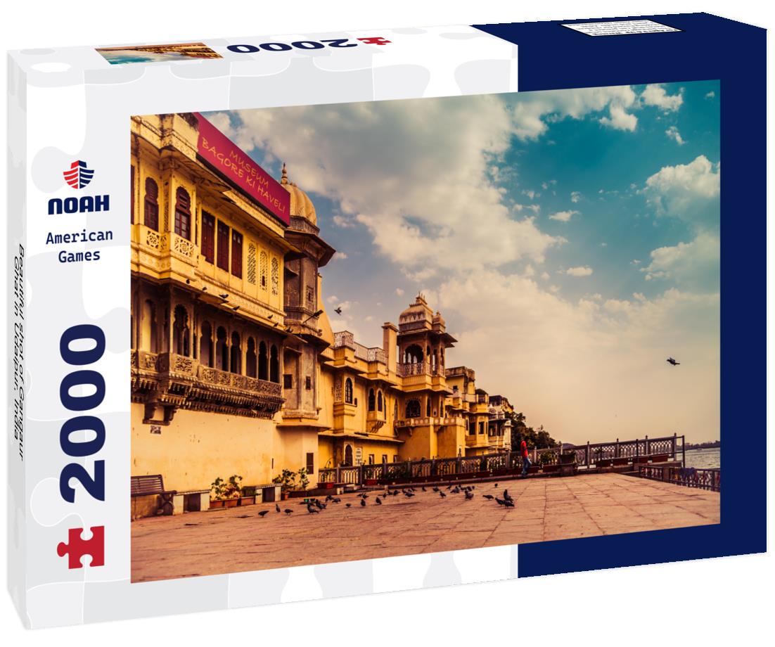 Beautiful shot of Gangaur Ghat in Udaipur, India 2000pc Puzzle