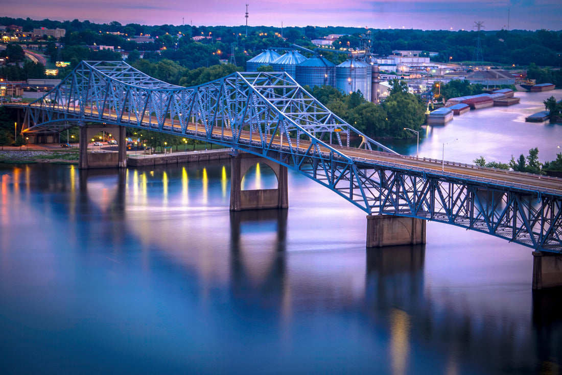 Noah Jigsaw Puzzle O'Neal Bridge, Florence, Alabama | Long Exposure 2000 pieces