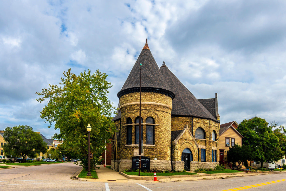 Elgin Town street view in Elgin Town of Illinois 2000pc Puzzle