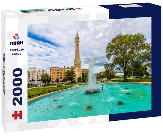 Noah Jigsaw Puzzle Water Tower on Gilman Triangle in Milwaukee City 2000 pieces