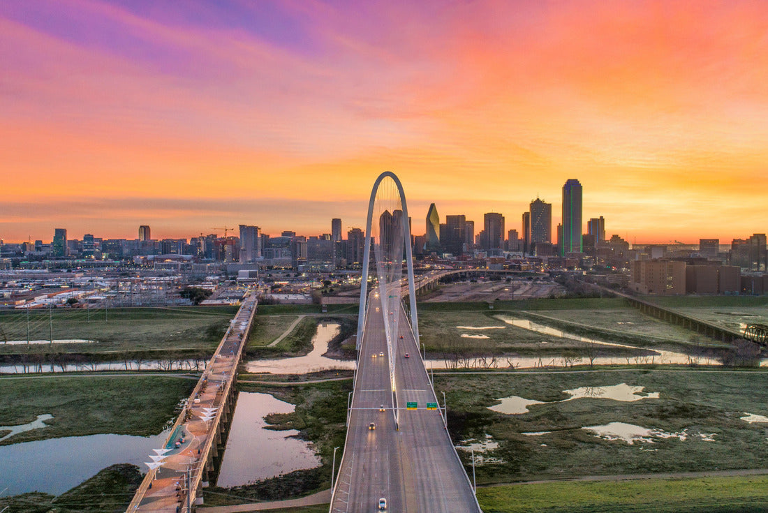 Dallas, Texas, USA Downtown Drone Skyline Aerial 2000pc Puzzle