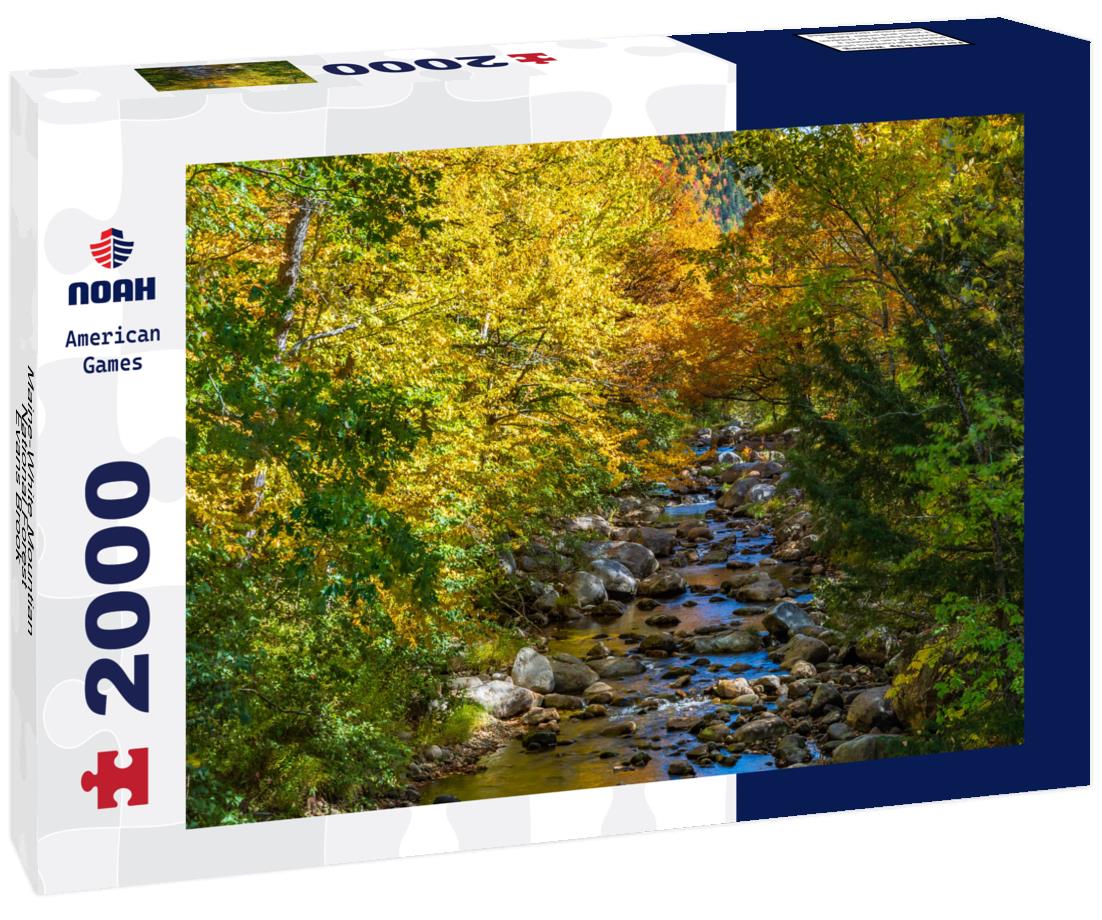 Noah Jigsaw Puzzle Maine-White Mountian National Forest-Evans Brook 2000 pieces