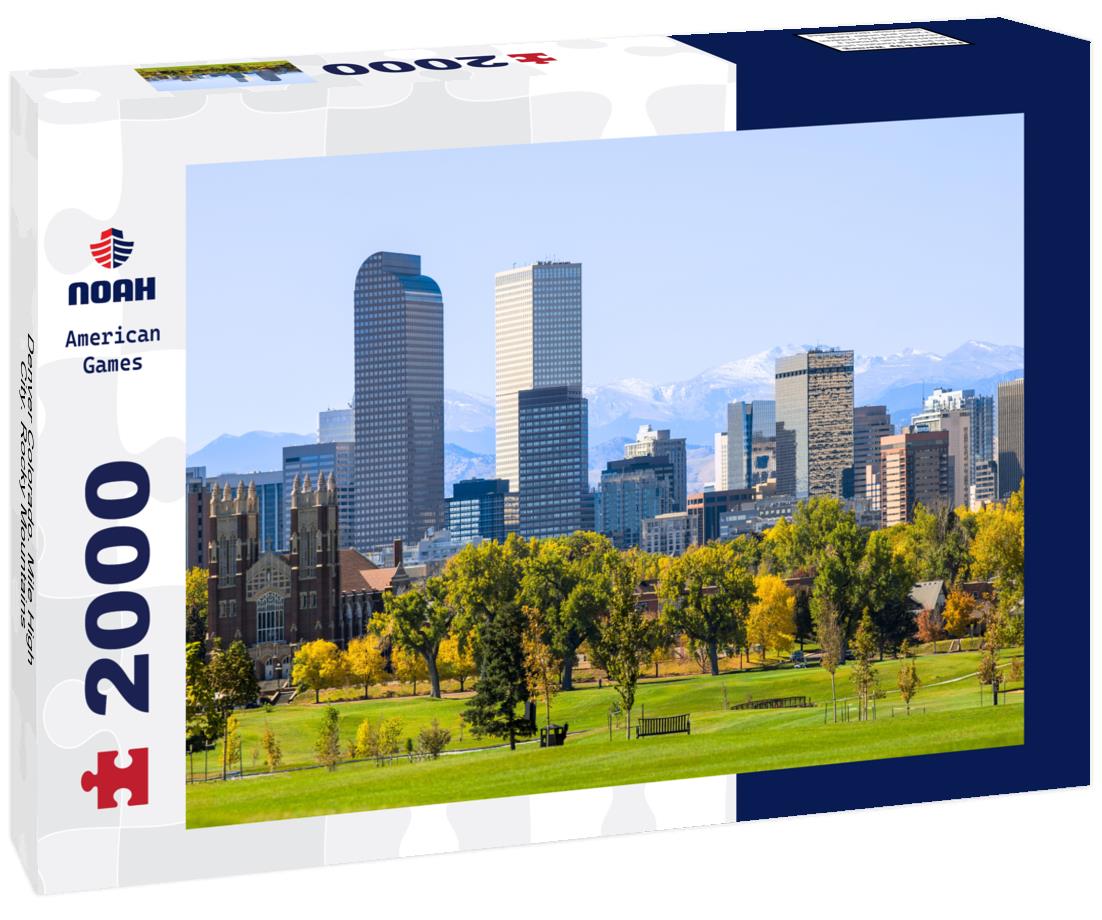 Denver Colorado. Mile High City. Rocky Mountains 2000pc Puzzle