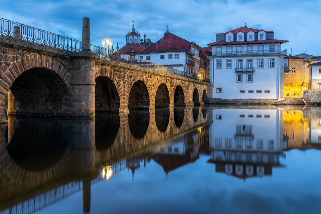 Noah Jigsaw Puzzle bridge over the river Tamega in Chaves, Portugal 2000 pieces