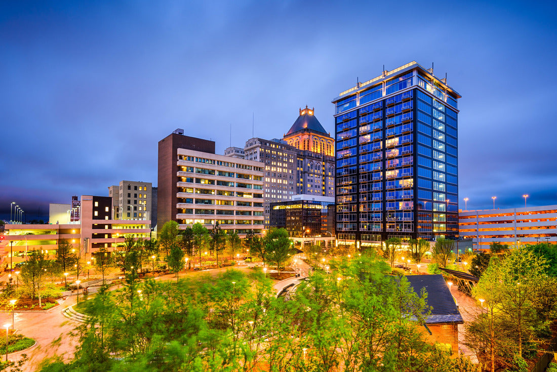 Greensboro, North Carolina, USA Downtown Skyline 2000pc Puzzle