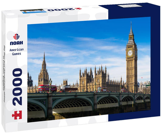 Noah Jigsaw Puzzle Big Ben and Westminster abbey in London, England 2000 pieces