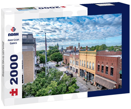 Noah Jigsaw Puzzle Rock Hill South Carolina downtown in the morning 2000 pieces