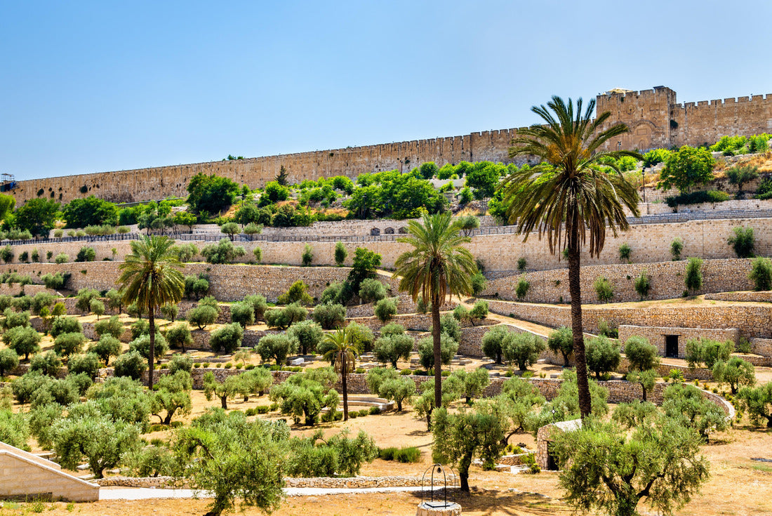 City Walls of Jerusalem above the Kidron Valley 2000pc Puzzle