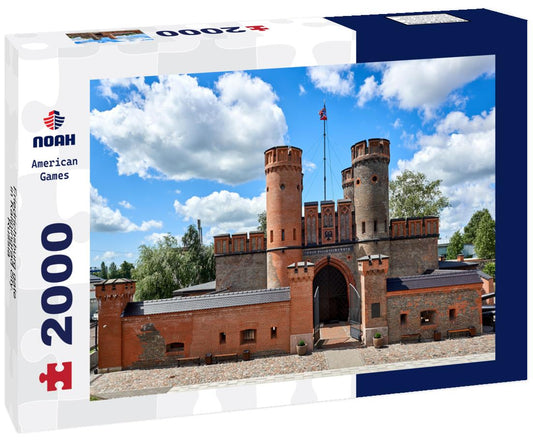 Noah Jigsaw Puzzle Friedrichsburg gate in Kaliningrad city. Russia 2000 pieces