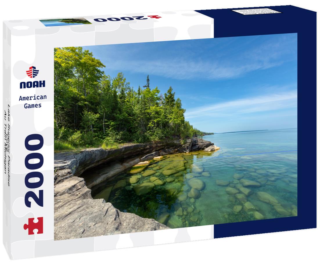 Noah Jigsaw Puzzle Lake Superior Paradise Cove - Au Train Michigan 2000 pieces