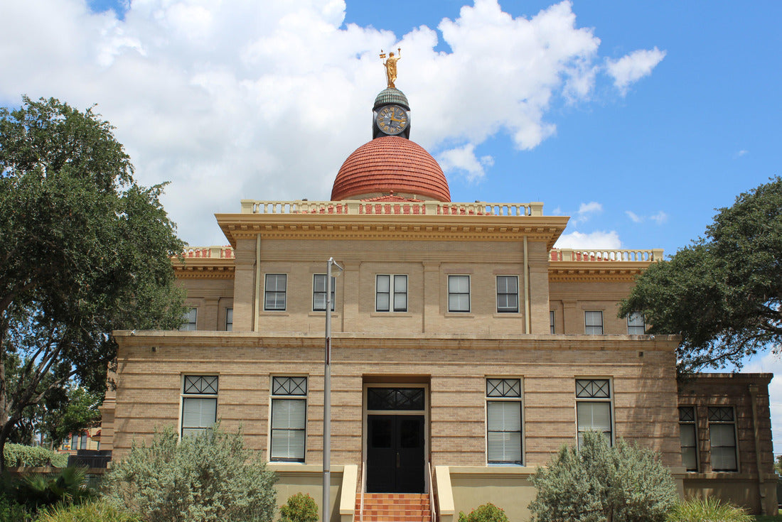 Noah Jigsaw Puzzle Historical Bee County Courthouse Beeville Texas 2000 pieces