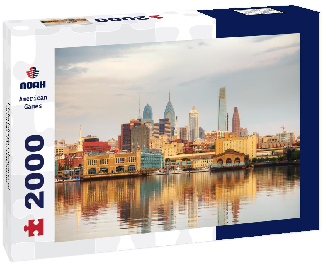 Noah Jigsaw Puzzle Philadelphia cityscape at sunrise, Pennsylvania 2000 pieces