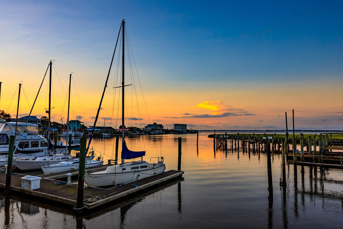 Southport Yacht Basin at Sunrise North Carolina 2000pc Puzzle