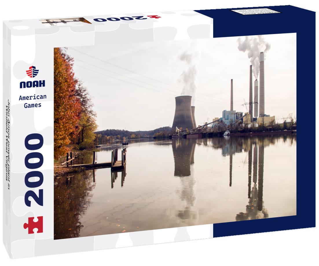 Noah Jigsaw Puzzle John Amos power plant in Winfield West Virginia 2000 pieces