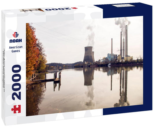 Noah Jigsaw Puzzle John Amos power plant in Winfield West Virginia 2000 pieces