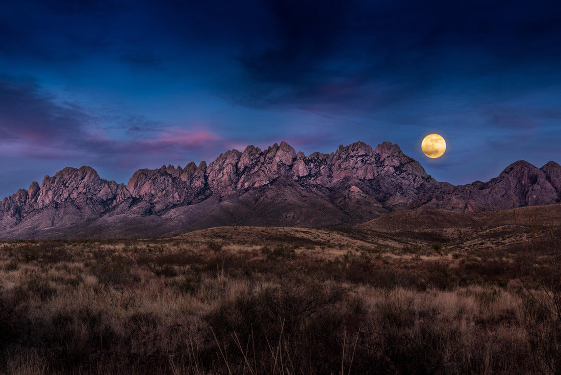 Noah Jigsaw Puzzle Super Moon Over the Organ Mountains, New Mexico 2000 pieces